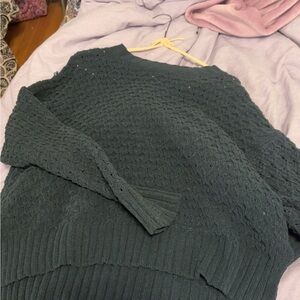Green women's Sweater